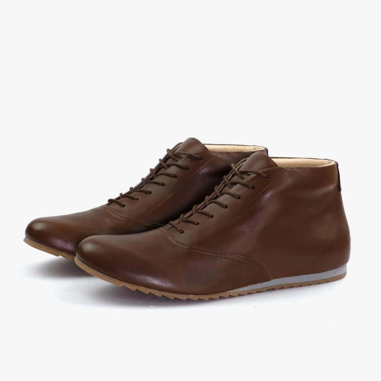 '85 Leder Sneaker Schuhe Dunkelbraun
