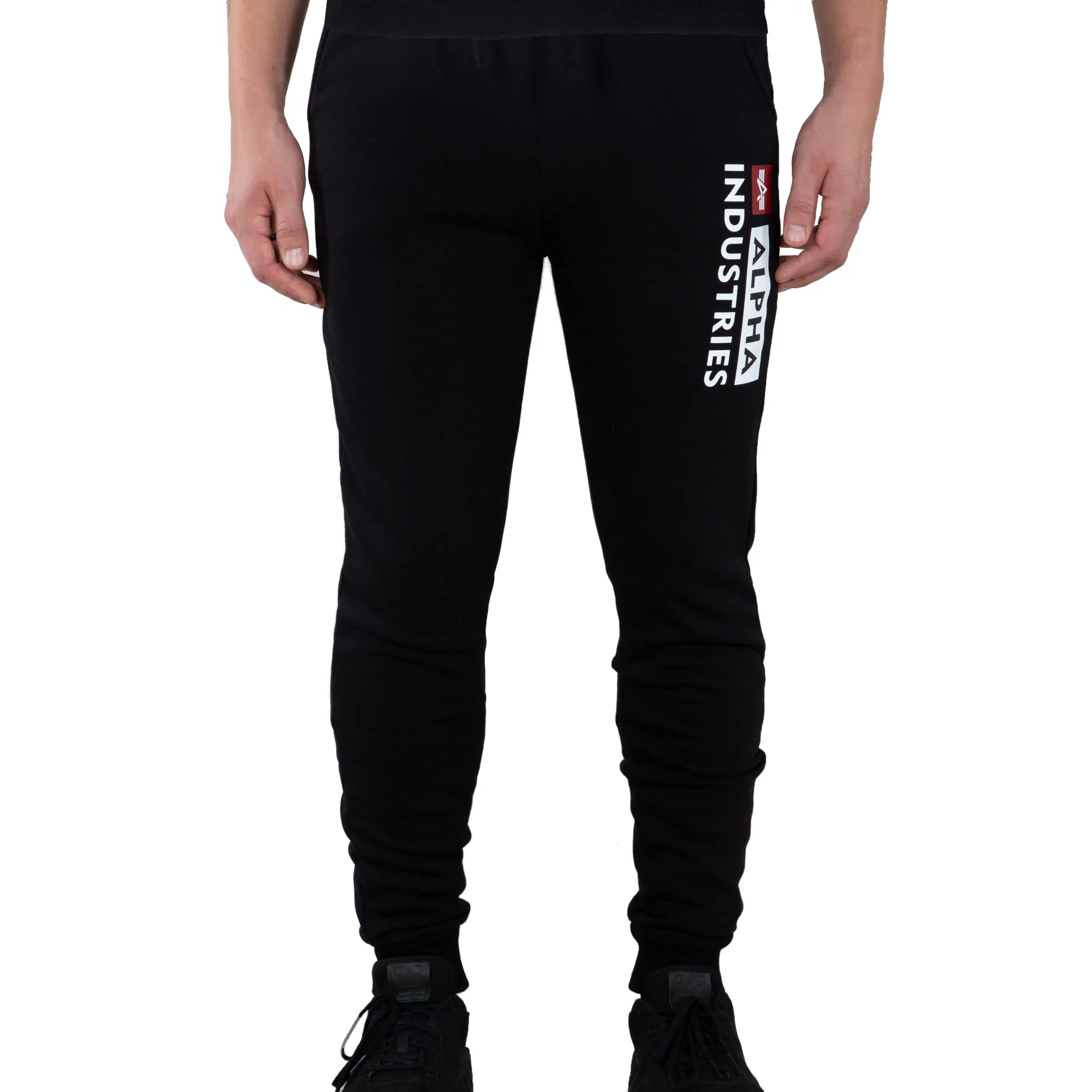 Alpha Industries Herren Jogginghose Alpha Block-Logo