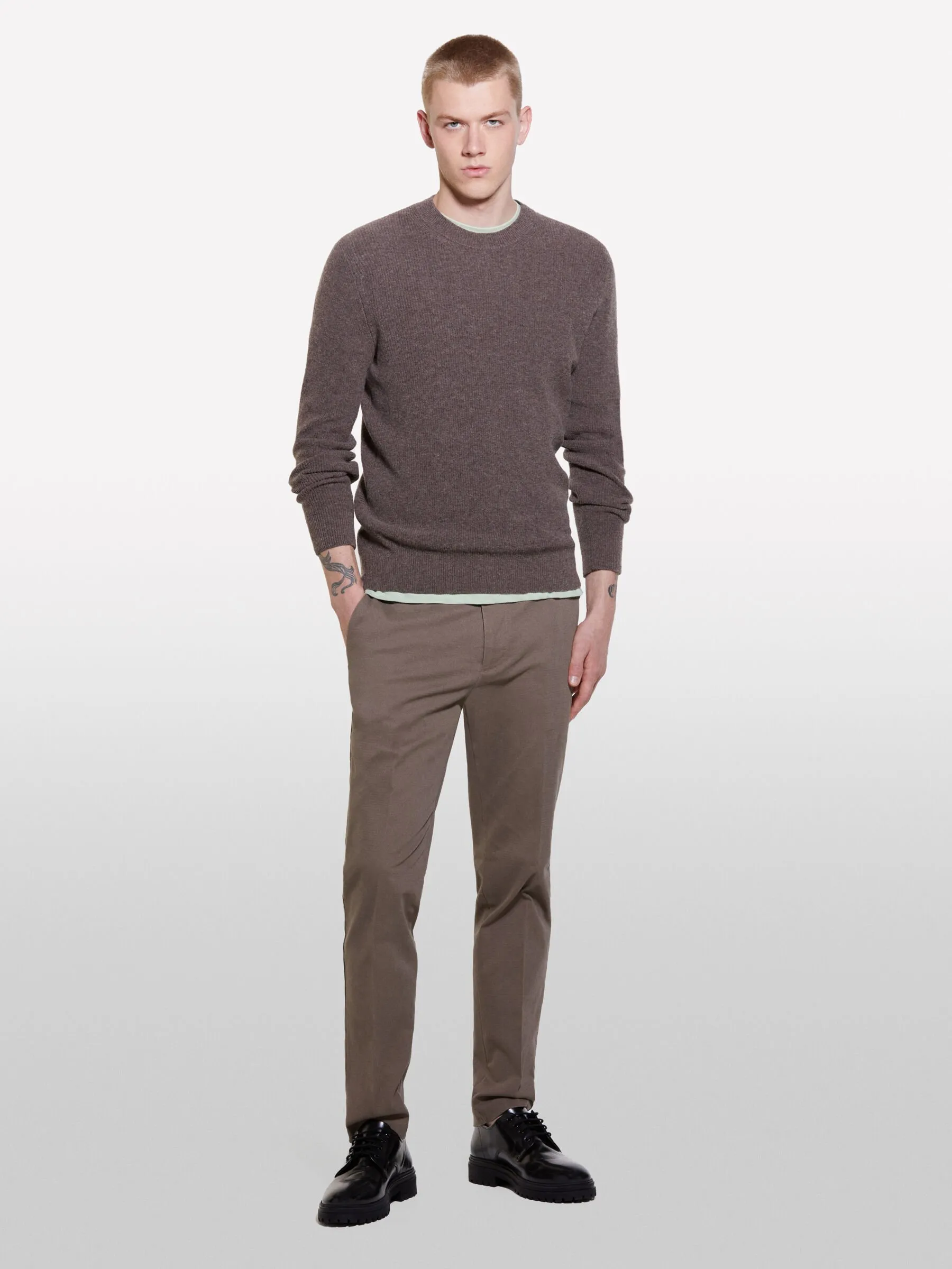 Braune Chinohose, Braun 
