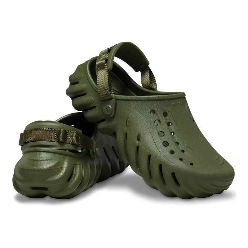 Crocs Echo Clogs Armee Grün