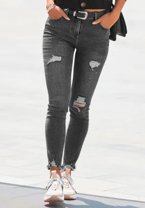 destroyed jeans