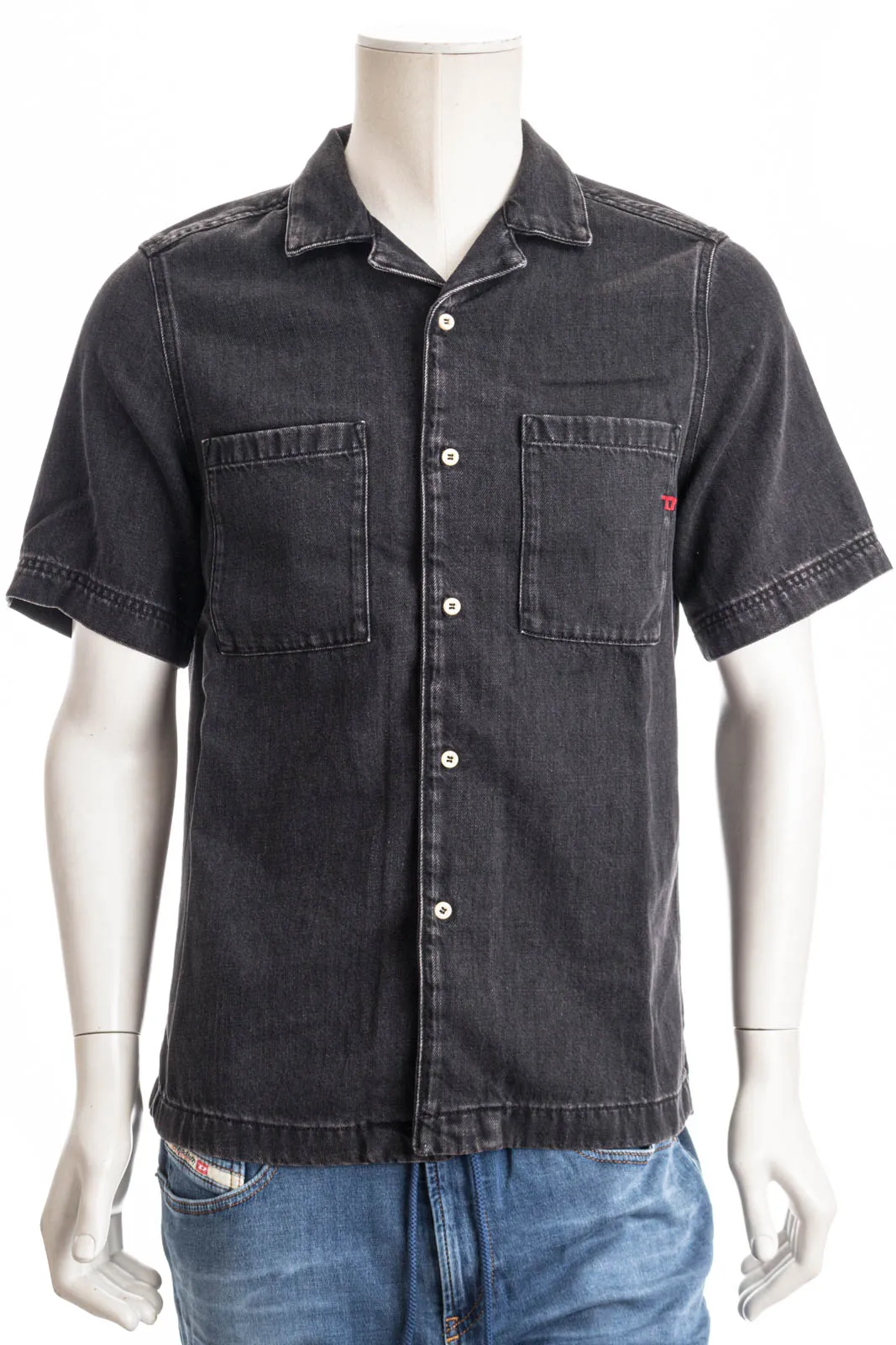 DIESEL Jeanshemd D-PAROSHORT HEMD 