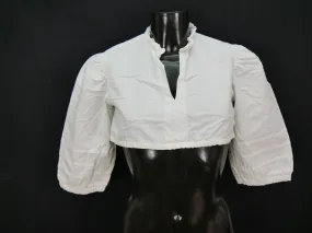 Gr.36 Dirndlbluse süße Bluse für Dirndl mit Spitze Trachtenbluse B8399