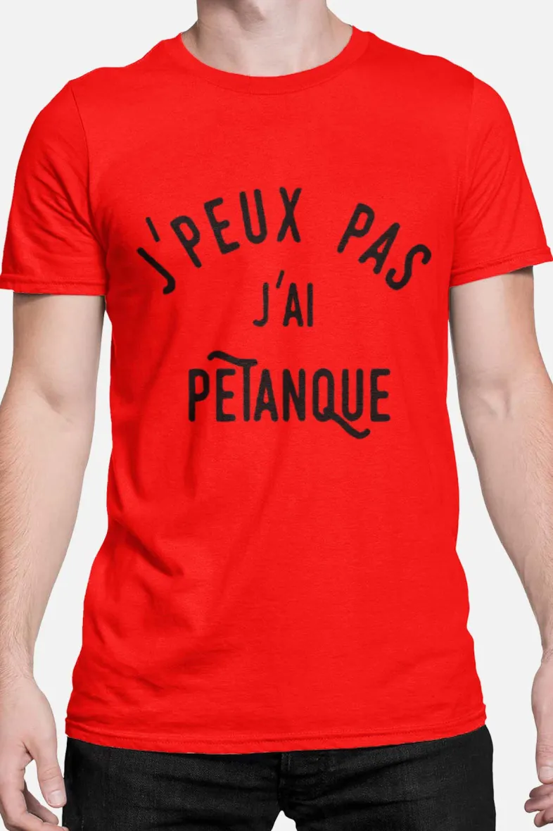 Herren-T-Shirt | Kann nicht Petanque spielen V2