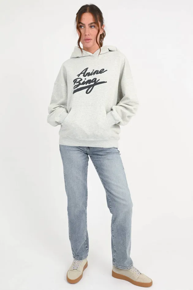Hoodie HARVEY in Heather Grey