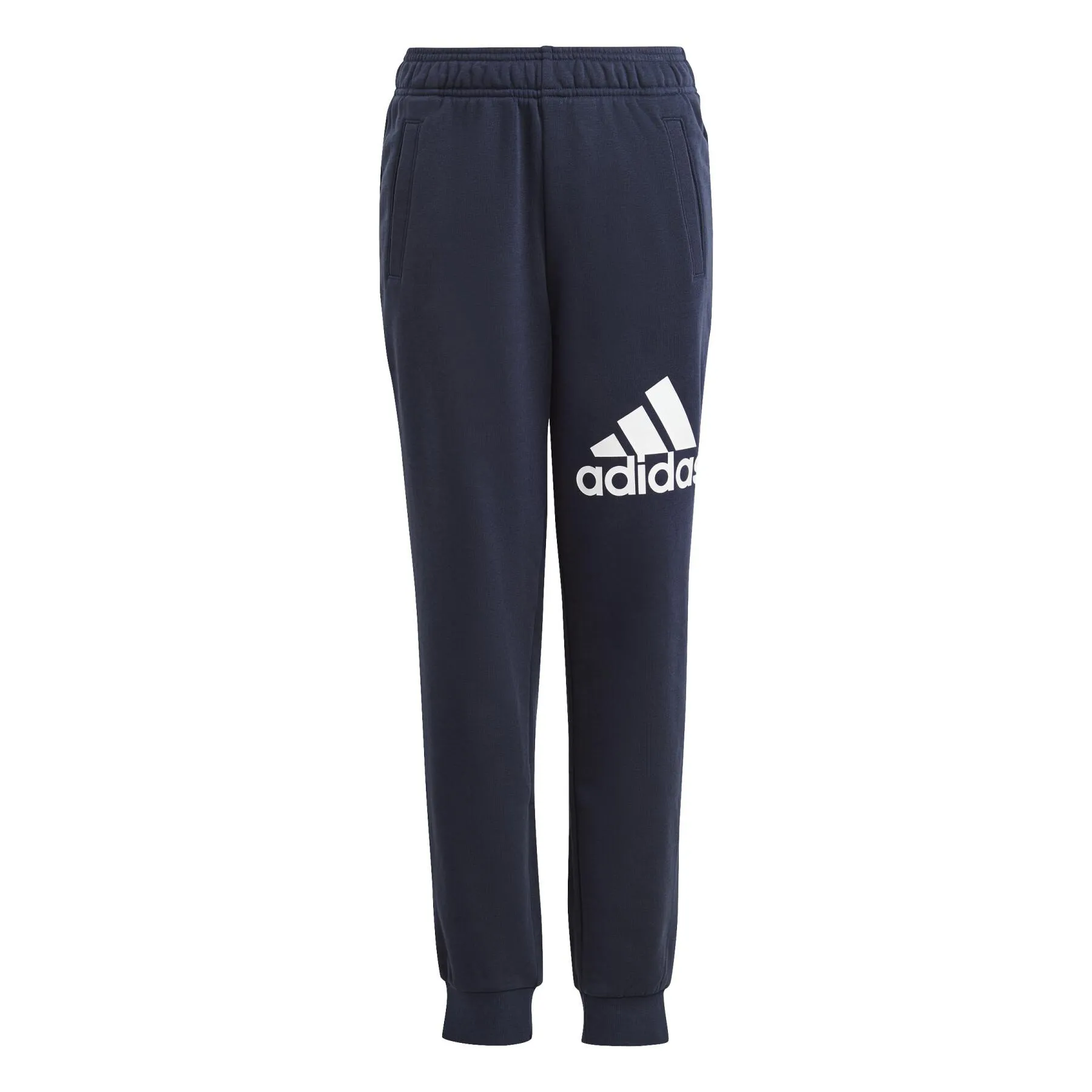 Jogginghose klassischer Schnitt Baumwolle großes Logo Kind adidas Essentials