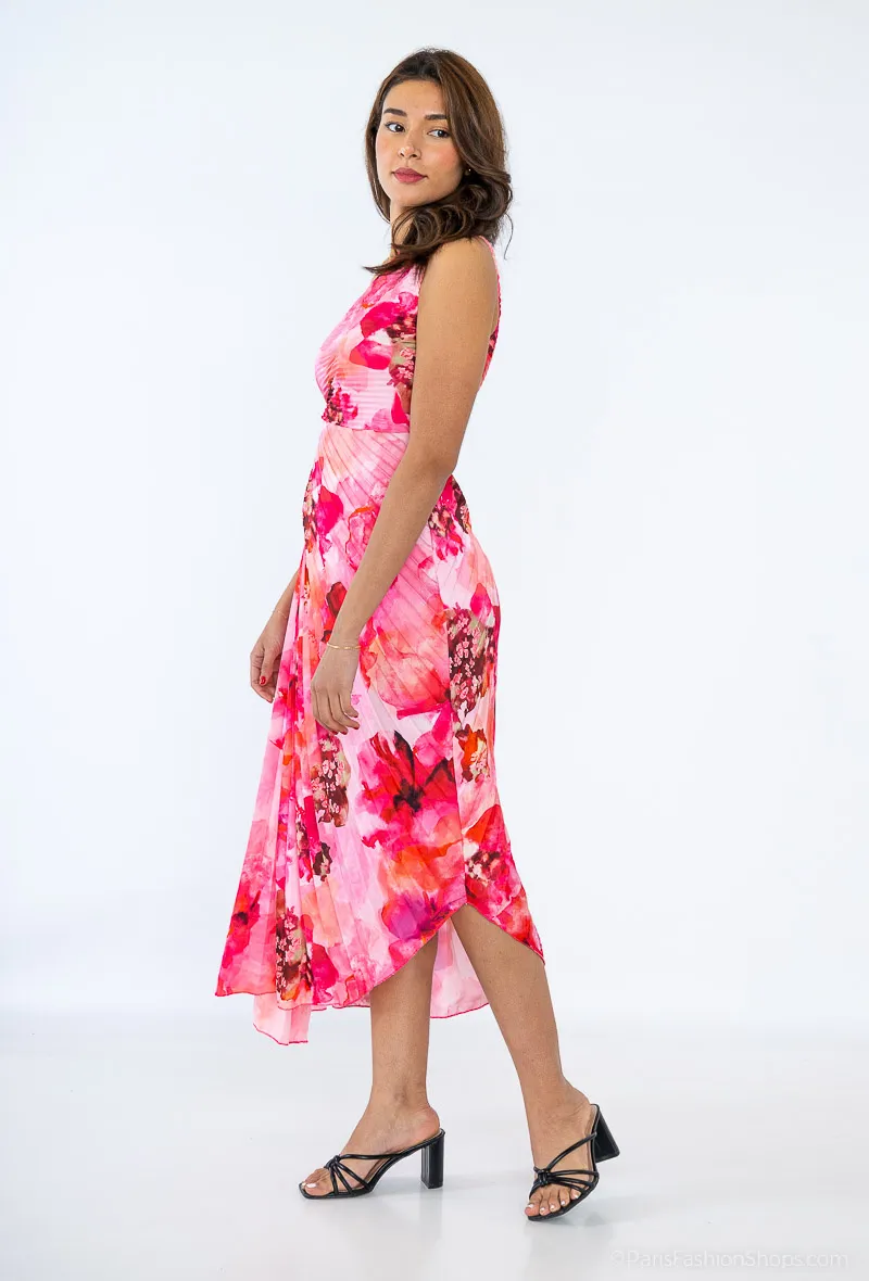 LANGES KLEID MIT BLUMENPRINT