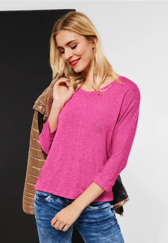 Street One Shirt in Melange  - Style ELLEN