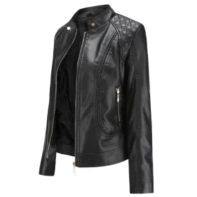 Stylische Lederjacke
