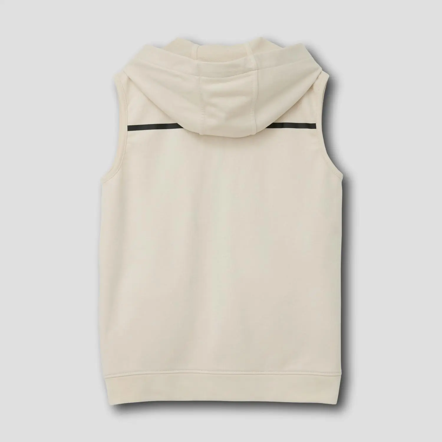 Sweat-Weste mit Kapuze