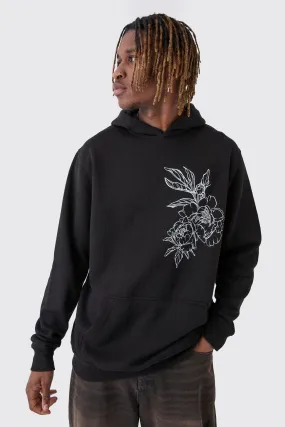 Tall Hoodie mit Print