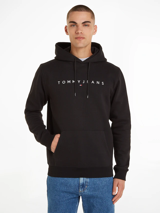 Tommy Jeans Kapuzensweatshirt »TJM REG LINEAR LOGO HOODIE EXT«, mit Kordel